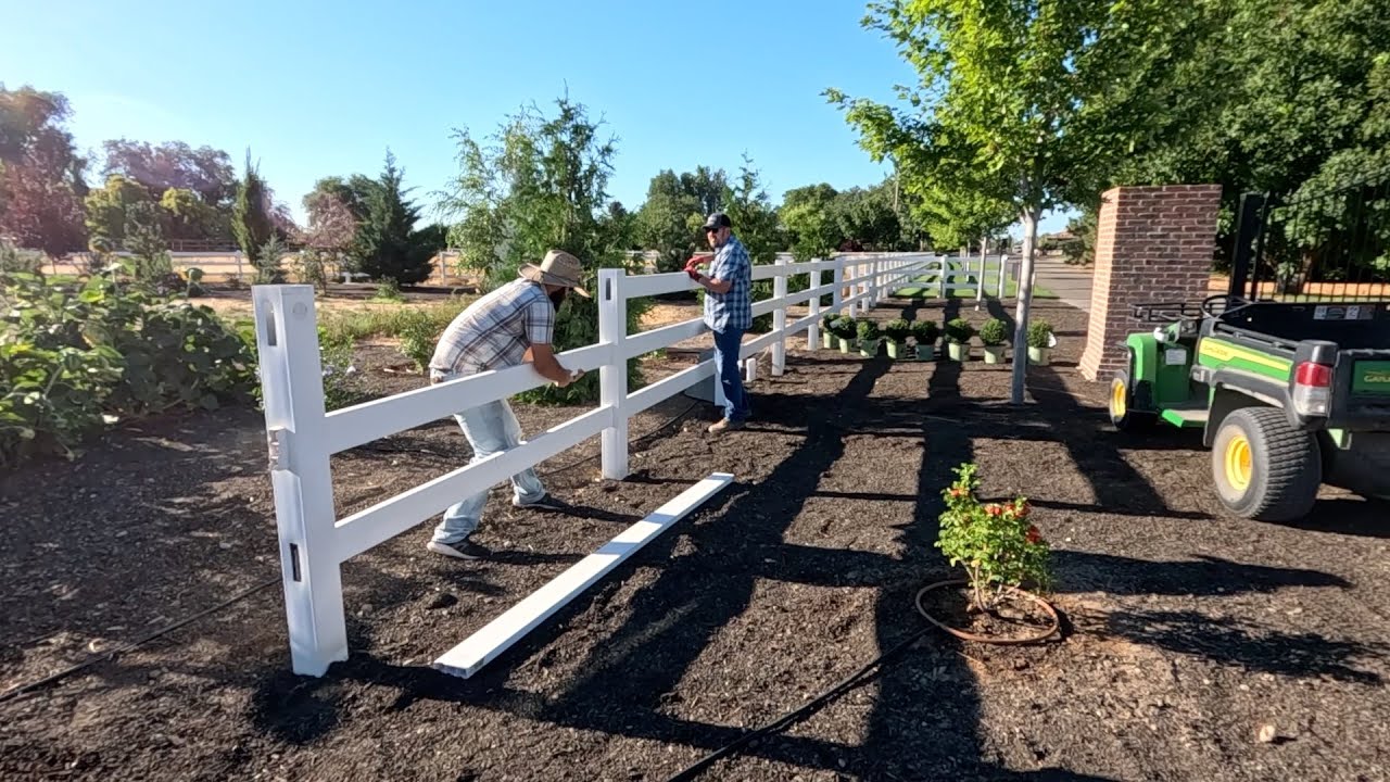 Removing the Front Fence + Planting New Tart Cherries, Grasses & More!
