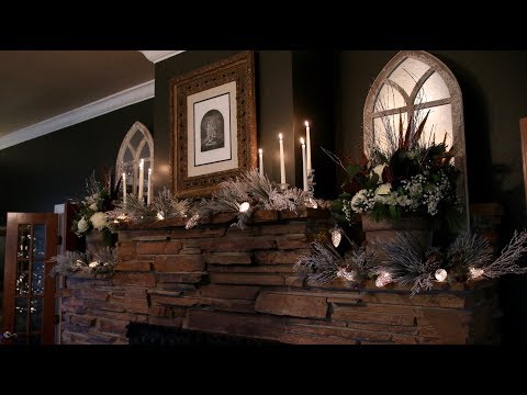 Decorating Our Mantel!