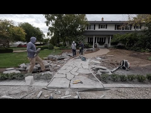 Pathway to the Hartley Has Begun + Cleaning the Monster Tomatoes & Vines Out of the Raised Beds!