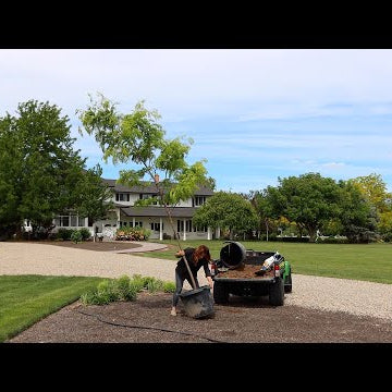 Planting Honey Locust Trees + Picking Out Stones & Marking a New Pathway!