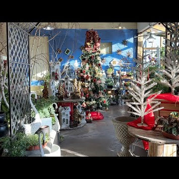 Setting Up For Christmas at the Garden Center + Decorating a Tree (Part 2)!