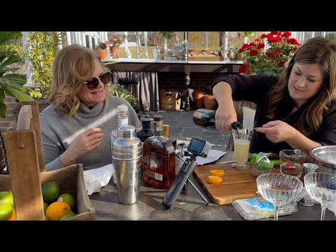 Harvesting Lemons & Making Lemon Cocktails with My Mom!
