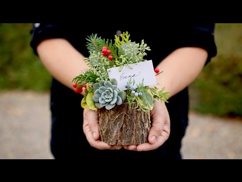 Holiday Place Card Holder / Party Favor