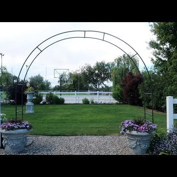 Dealing with Mosquitoes and Installing Huge Arches!
