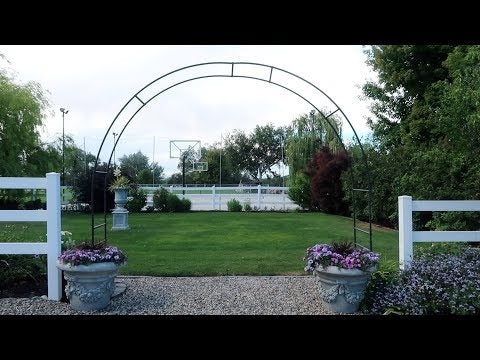 Dealing with Mosquitoes and Installing Huge Arches!