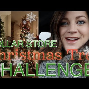 Dollar Store Tree Decorating Challenge!