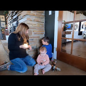 Decorating Our Mantel!