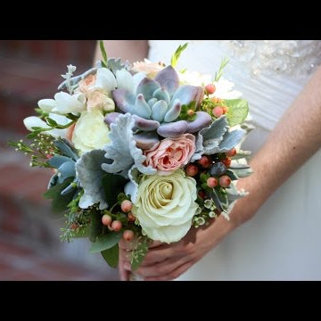 Creating My First Wedding Bouquet