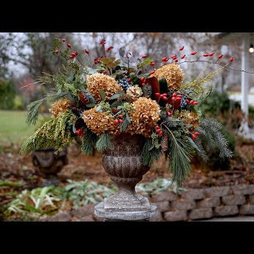 Foraged Winter Arrangement