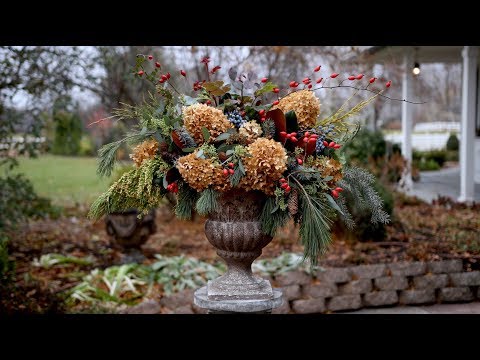 Foraged Winter Arrangement