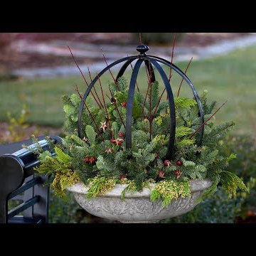 DIY Sphere Topiary