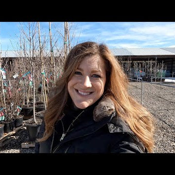 Helping Unload a Huge Load of Trees at the Garden Center!