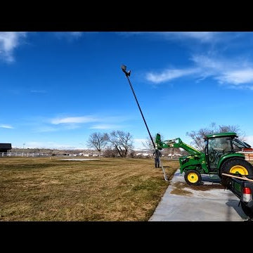 Taking Down the Tall Lights Behind the Pond + a Bunch of Other Stuff!