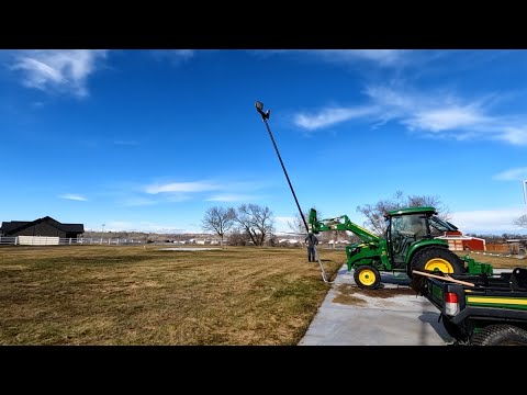 Taking Down the Tall Lights Behind the Pond + a Bunch of Other Stuff!
