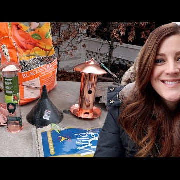 Setting Up Bird Feeders & Planting Bulbs in Containers!