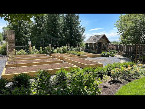 Setting Up Drip Irrigation in My Parent’s NEW Raised Beds!