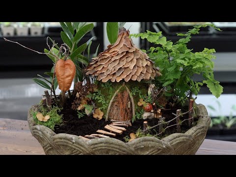 Fairy House Made from the Garden!