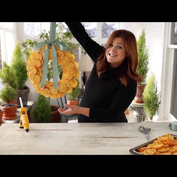 DIY Dried Orange Wreath!