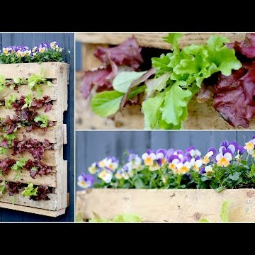 DIY Veggie Pallet Planter