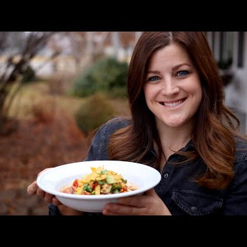 Our Favorite Chicken Tortilla Soup!  (Plus I Harvested a Lime from My Own Tree! )