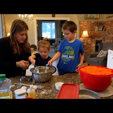 Harvesting LAST YEAR’S Carrots & Making Carrot Cake!