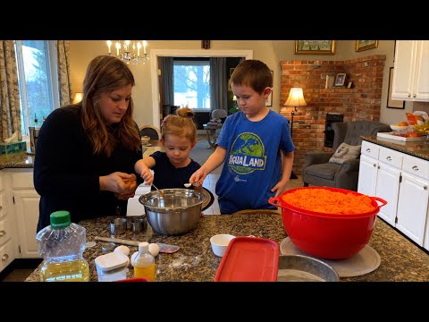 Harvesting LAST YEAR’S Carrots & Making Carrot Cake!