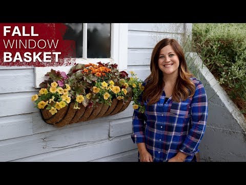 Fall Window Basket