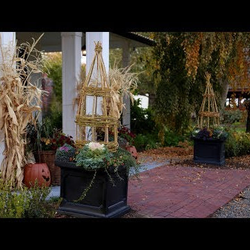 DIY Willow Obelisk