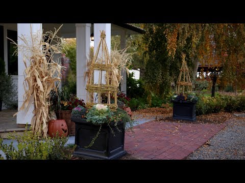 DIY Willow Obelisk
