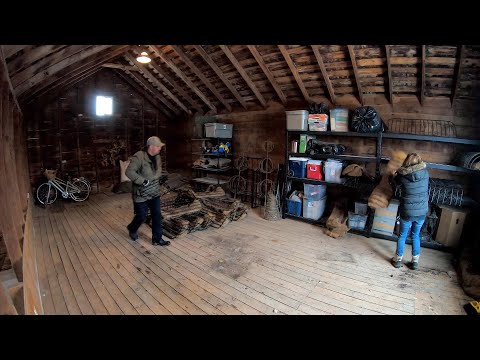 Cleaning and Organizing the Loft of Our Barn