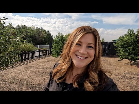 Seeding Grass in the Orchard, Maze Garden Tour & Pruning a Willow!