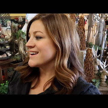 Helping Decorate the Garden Center for Christmas + Tour!