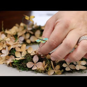 Having Some Fun with Dried Hydrangea Blooms!