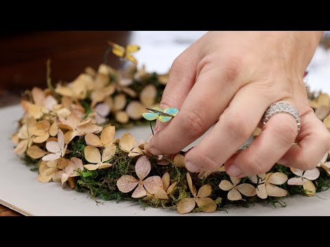 Having Some Fun with Dried Hydrangea Blooms!
