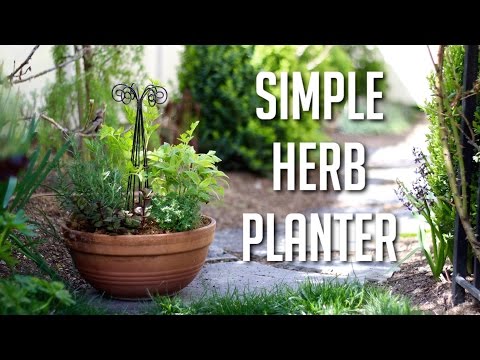 Simple Herb Planter