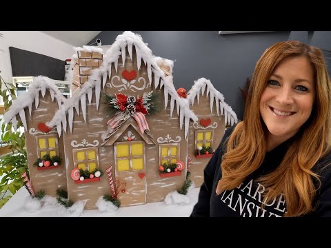 Decorating the Garden Center Windows for Christmas!