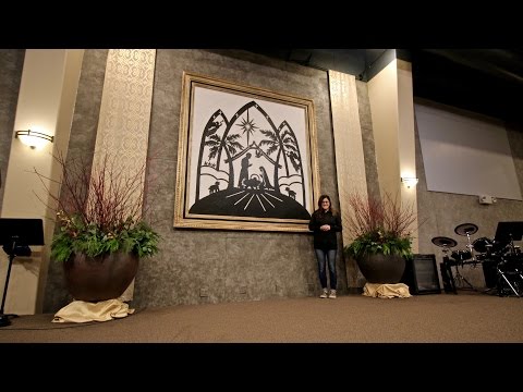 Making a Giant Nativity Backdrop