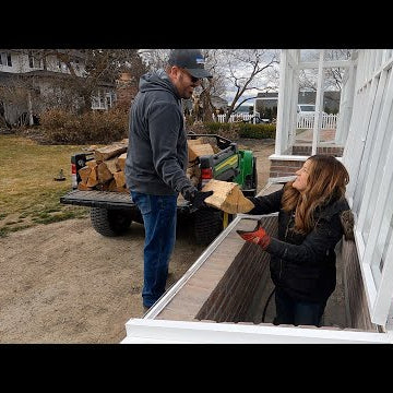 Planting the Cold Frames in Front of the Greenhouse!