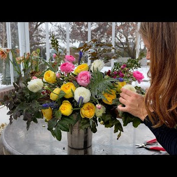 Make a Cut Flower Arrangement with Me!