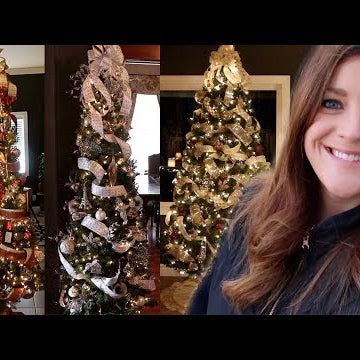 Decorating lots of Christmas trees!