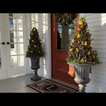 Making Huge Fruit Topiaries!