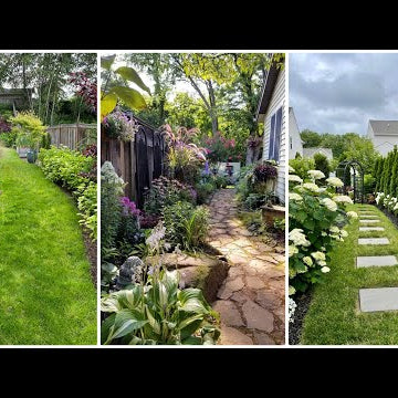 Ideas for Skinny Side Yards!