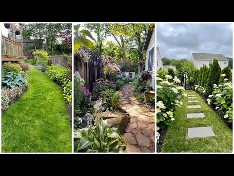 Ideas for Skinny Side Yards!