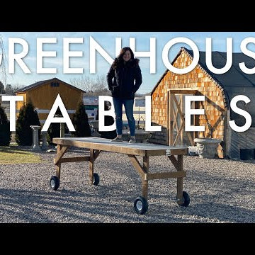 How We Build Our Greenhouse Tables!