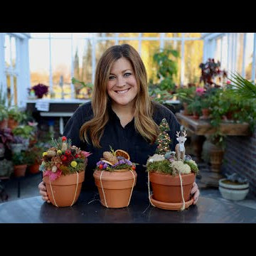 Making Terra Cotta Gift Baskets!