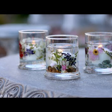 DIY Dried Flower Resin Candles