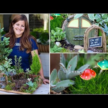 Hobbit Fairy Garden - Triple Urn Challenge - June