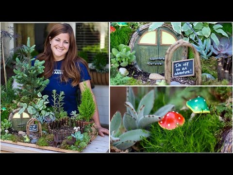 Hobbit Fairy Garden - Triple Urn Challenge - June