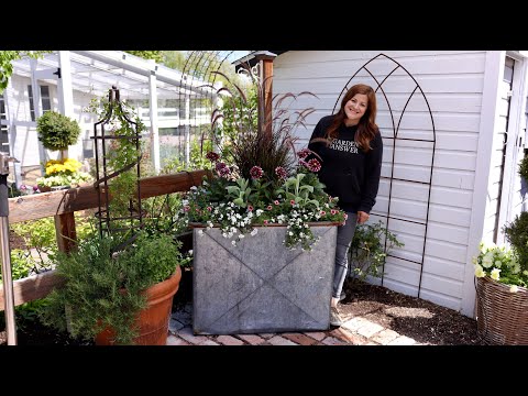 Planting a Huge Metal Container!