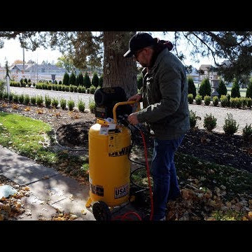 Blowing Out Our Sprinklers!